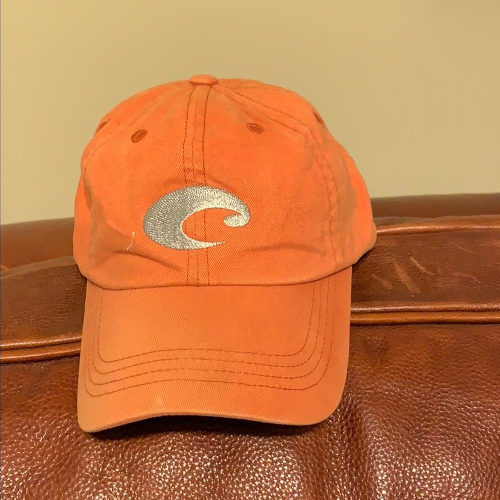 Costa Del Mar orange hat